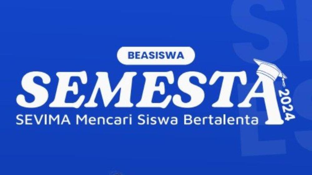 Beasiswa SEVIMA 2024 Dibuka, Cek Syarat dan Cara Daftarnya!